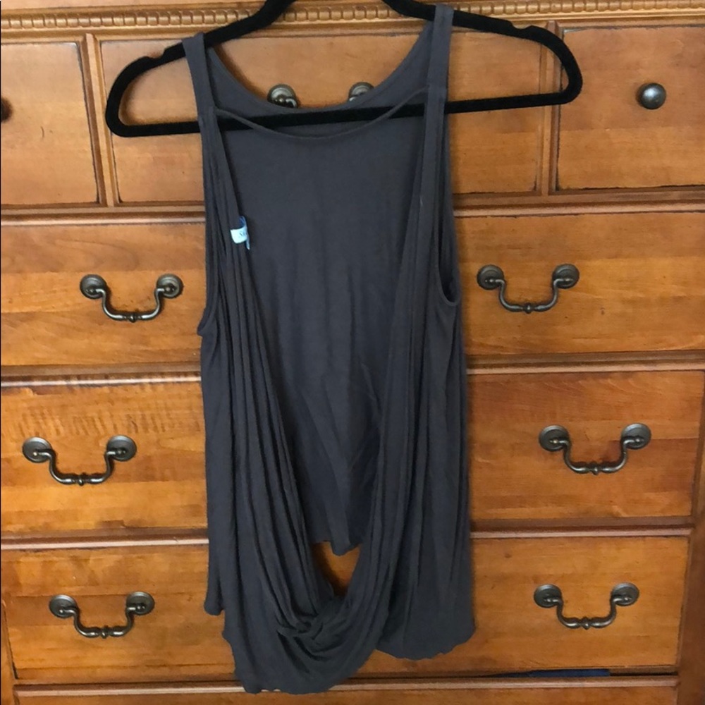 Open back tank